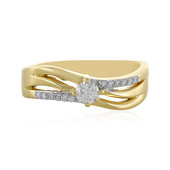 Gouden ring met een Loepzuivere (F) Diamant (LUCENT DIAMONDS)