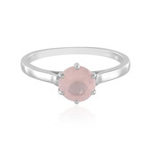 Zilveren ring met een rozen kwarts