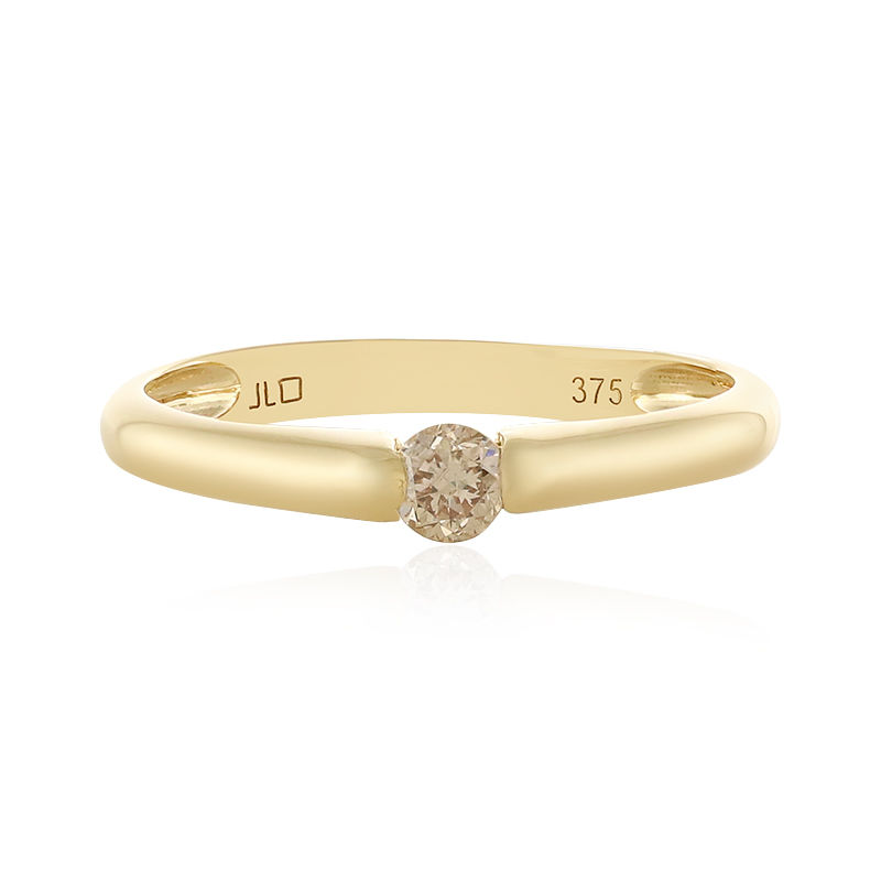 Afvoer Rot Individualiteit Gouden ring met een I1 Bruine Diamant-3970DU | Juwelo sieraden