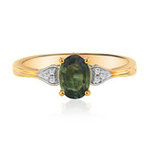 Gouden ring met een Groene Queensland Saffier (Mark Tremonti)