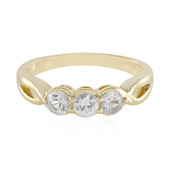 Gouden ring met witte saffieren (Adela Gold)