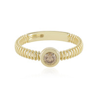 Gouden ring met een I2 Champagne Diamant (Ornaments by de Melo)