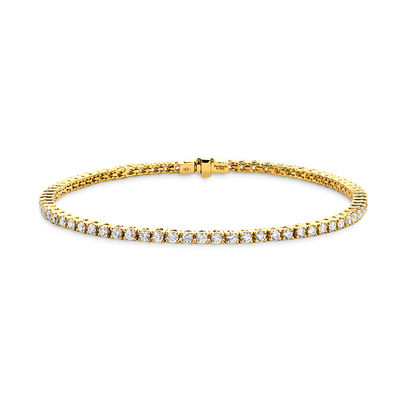 middernacht Overdreven Vegetatie Gouden armband met SI diamanten-5579CW | Juwelo sieraden