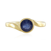 Zilveren ring met een Madagaskar Blauwe Saffier