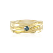 Zilveren ring met een I2 Blauwe Diamant