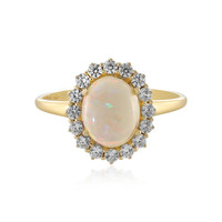 Gouden ring met een Australische opaal (Adela Gold)