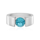 Zilveren ring met een Blauwe apatiet