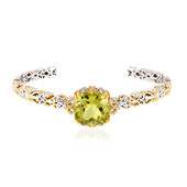 Zilveren armband met een Ouro Verde kwarts (Gems en Vogue)