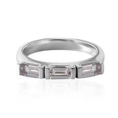 Zilveren ring met Ouro Preto Pink Topaz