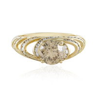 Gouden ring met een I2 Champagne Diamant (de Melo)