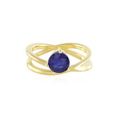 Zilveren ring met een Madagaskar Blauwe Saffier