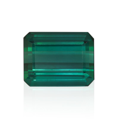 Edelsteen met een groene toermalijn 11,08 ct