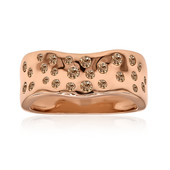 Gouden ring met SI1 Argyle Rose De France Diamanten (Annette)