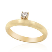 Gouden ring met een SI2 Argyle Champagne Diamant (de Melo)