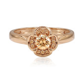 Gouden ring met een SI1 Argyle Rose De France Diamant (Annette)