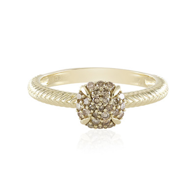 Gouden ring met I2 Champagne Diamanten (de Melo)