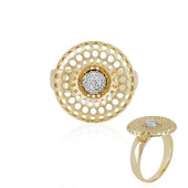 Gouden ring met I1 (I) Diamanten (Ornaments by de Melo)