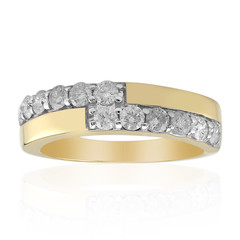 Gouden ring met Diamanten SI1 (G)