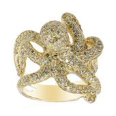 Gouden ring met I3 Fancy Diamanten (CIRARI)