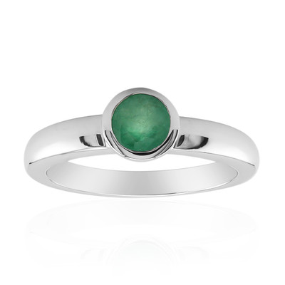 Zilveren ring met een Nova Era smaragd