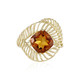 Gouden ring met een Madeira citrien (Ornaments by de Melo)