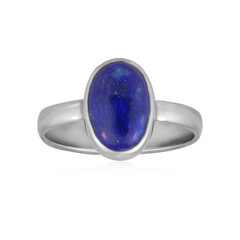 Zilveren ring met een lapis lazuli