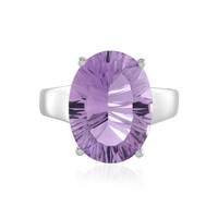 Zilveren ring met een lavendel amethist