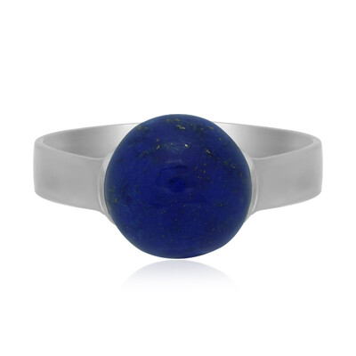 Zilveren ring met een lapis lazuli