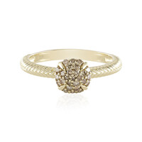 Gouden ring met I2 Champagne Diamanten (de Melo)