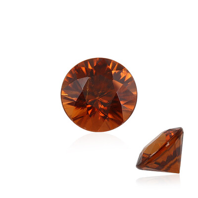 Edelsteen met een Oranje Zirkoon 1,112 ct