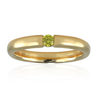 Gouden ring met een gele VS1 diamant