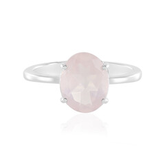 Zilveren ring met een rozen kwarts