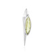 Zilveren hanger met een Ouro Verde kwarts (MONOSONO COLLECTION)