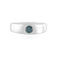 Zilveren ring met een I2 Blauwe Diamant