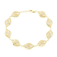 Gouden armband met I1 (I) Diamanten (Ornaments by de Melo)