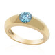 Gouden ring met een Blauwe VVS2 Diamant (de Melo)