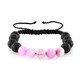 Armband met Zwarte lava parels