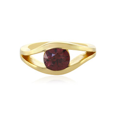 Zilveren ring met een roze zirkoon