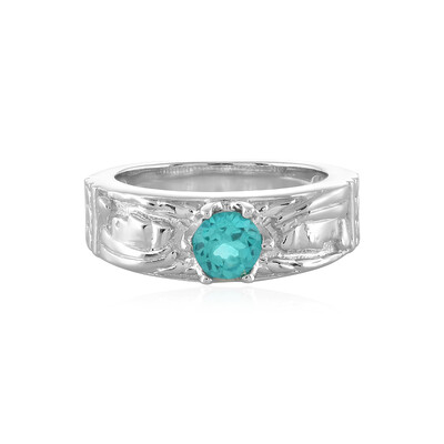 Zilveren ring met een Blauwe apatiet