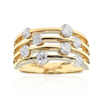 Gouden ring met I1 (H) Diamanten (CIRARI)