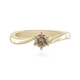 Gouden ring met een I2 Bruine Diamant