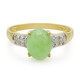 Zilveren ring met een keizerlijk chrysopraas