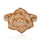 Gouden ring met een SI1 Argyle Rose De France Diamant (Annette)