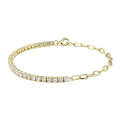 Gouden armband met I1 (H) Diamanten (CIRARI)