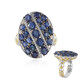 Zilveren ring met blauwe saffieren (Gems en Vogue)