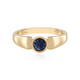 Gouden ring met een blauwe saffier