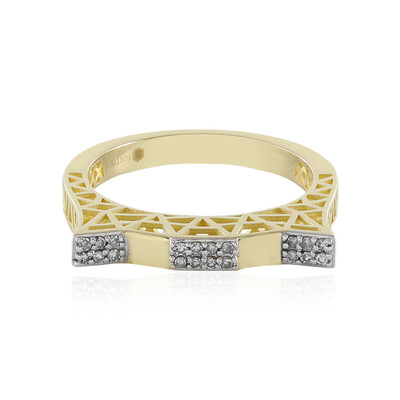 Gouden ring met I2 (I) Diamanten (Ornaments by de Melo)