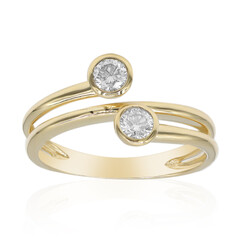 Gouden ring met SI2 (H) Diamanten (CIRARI)