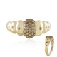 Gouden ring met I3 Champagne Diamanten (de Melo)