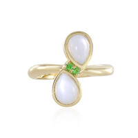 Zilveren ring met witte maanstenen (KM by Juwelo)